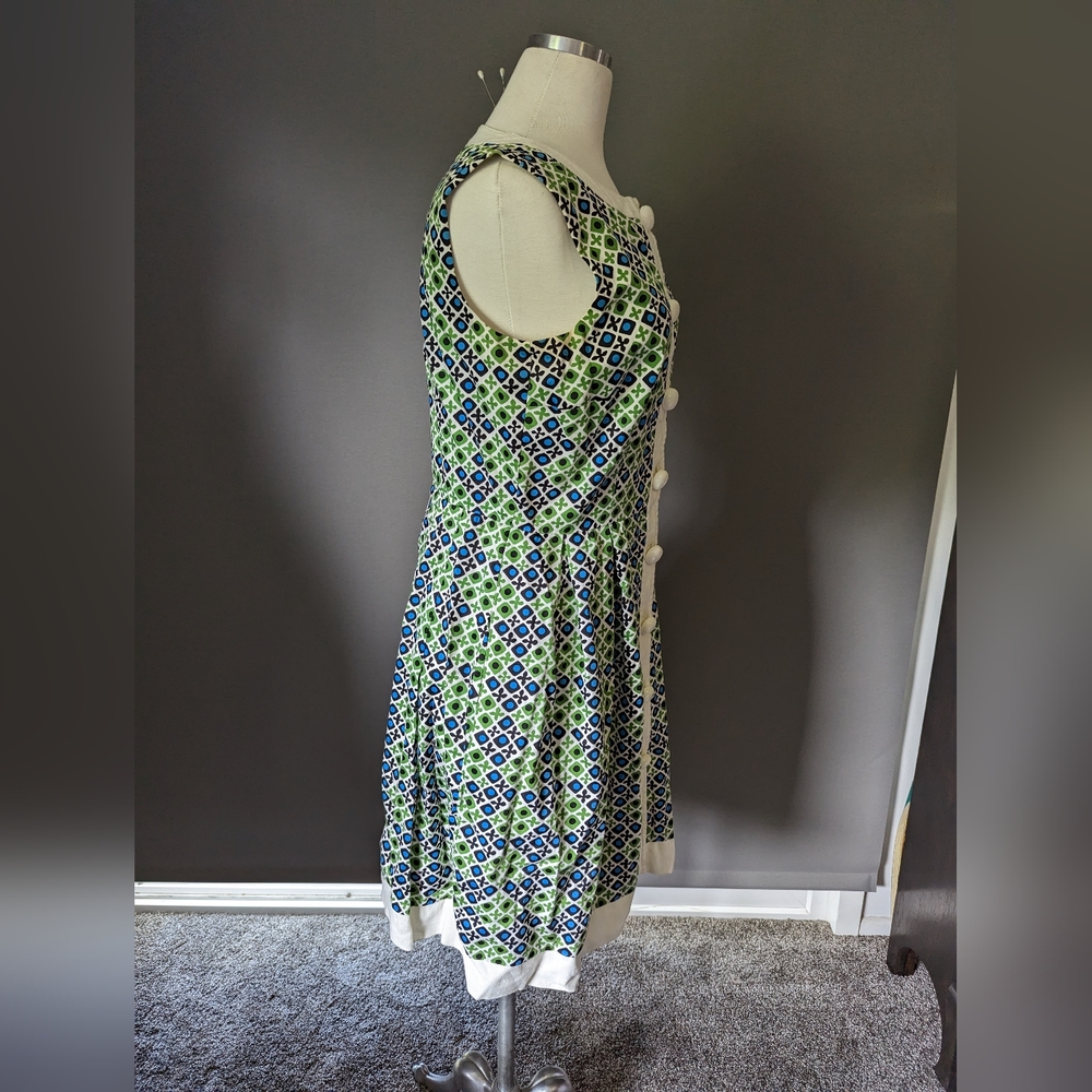 Donna Morgan, Vintage Button Down Patterned Flora… - image 2